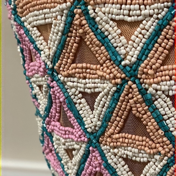 NWT Walter Baker Beaded Halter Top - Picture 3 of 10